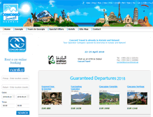Tablet Screenshot of concordtravel.ge